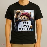 Donald Trump 2024 Cats Cat Lives Matter Trump Gift T-Shirt thumb 3