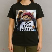 Donald Trump 2024 Cats Cat Lives Matter Trump Gift T-Shirt thumb 4