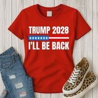 Donald Trump 2028 Election Trump 2028 I'll Be Back Women's T-Shirt thumb 3