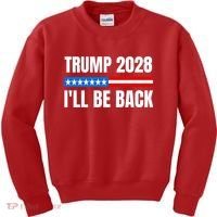 Donald Trump 2028 Election Trump 2028 I'll Be Back Kids Sweatshirt thumb 0