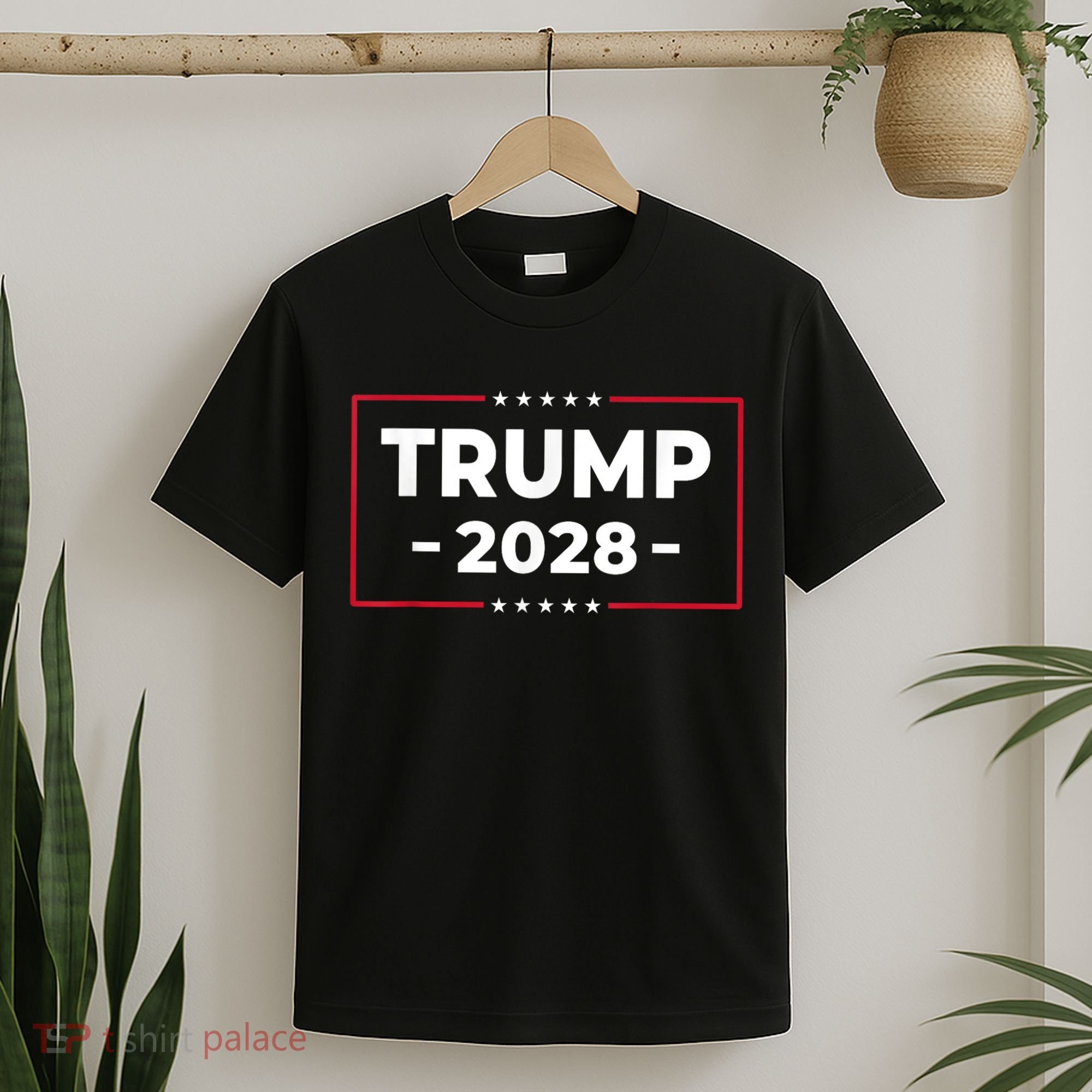 Donald Trump 2028 President American Flag Pro Trump Vintage T-Shirt