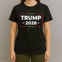 Donald Trump 2028 President American Flag Pro Trump Vintage T-Shirt thumb 4