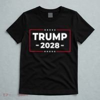 Donald Trump 2028 President American Flag Pro Trump Vintage T-Shirt thumb 5