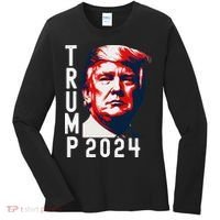 Donald Trump 2024 Take America Back Election 2024 Women's Long Sleeve Shirt thumb 0