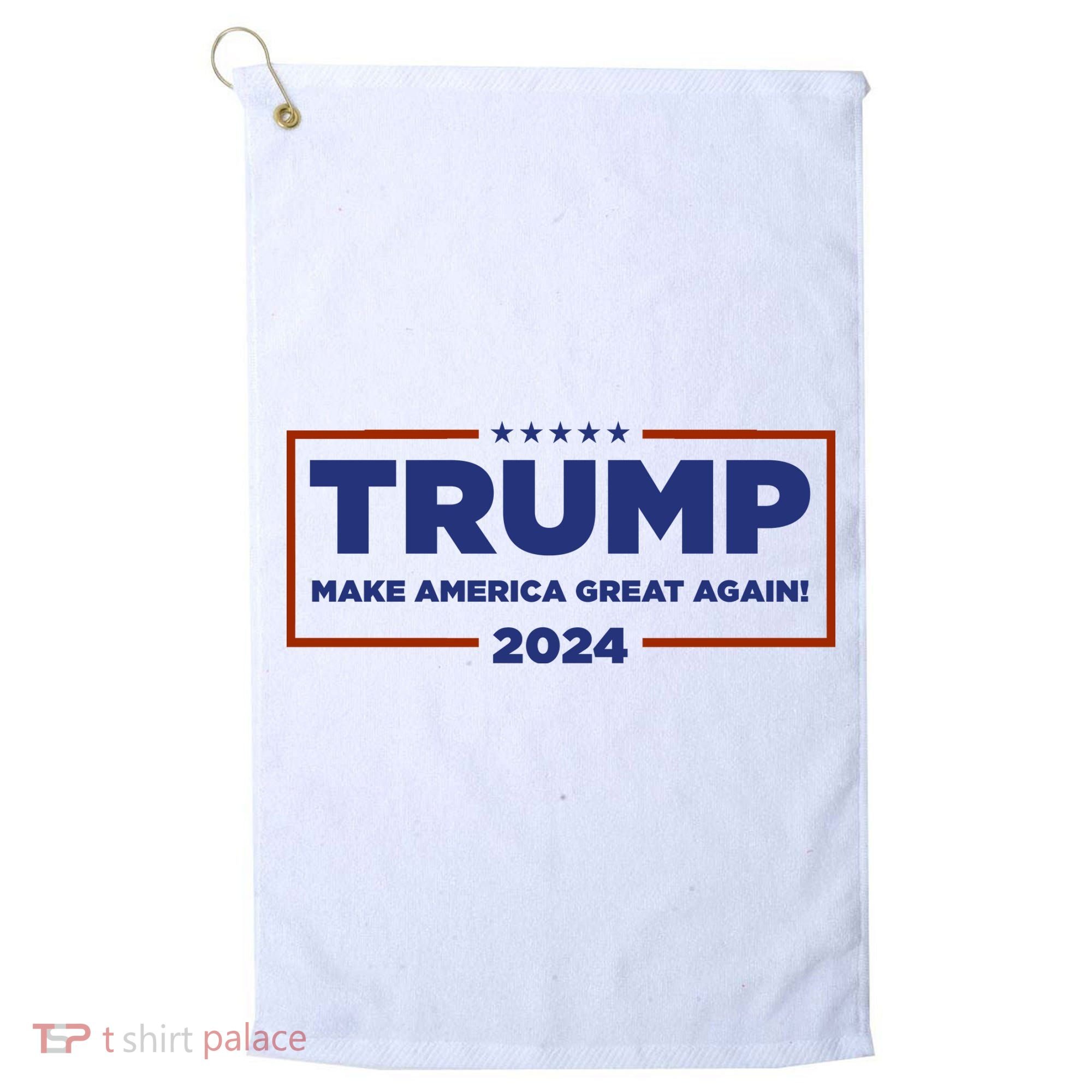 Donald Trump 2024 Make America Great Again MAGA Golf Towel