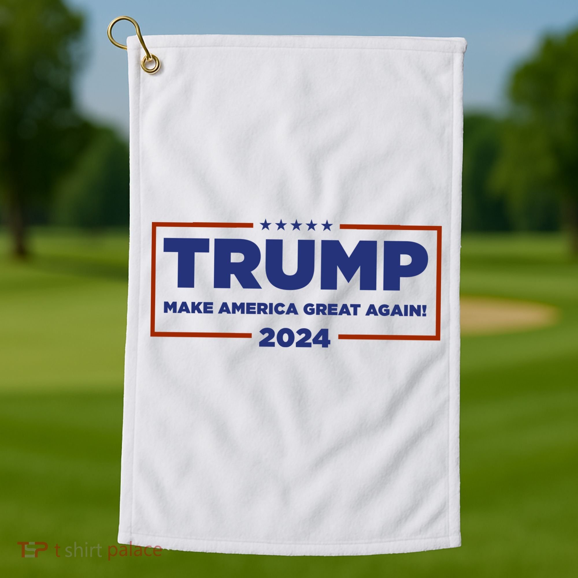 Donald Trump 2024 Make America Great Again MAGA Golf Towel