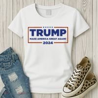 Donald Trump 2024 Make America Great Again MAGA Women's T-Shirt thumb 3