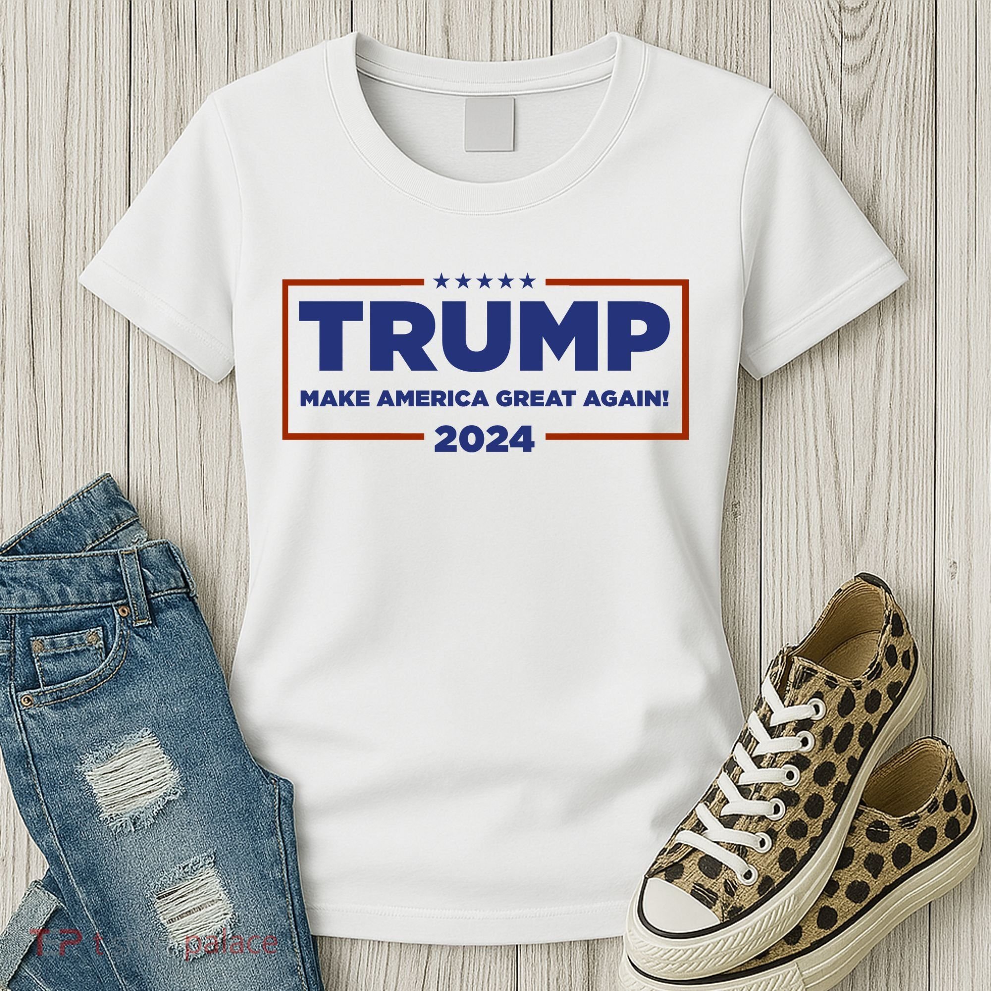 Donald Trump 2024 Make America Great Again MAGA Women's T-Shirt