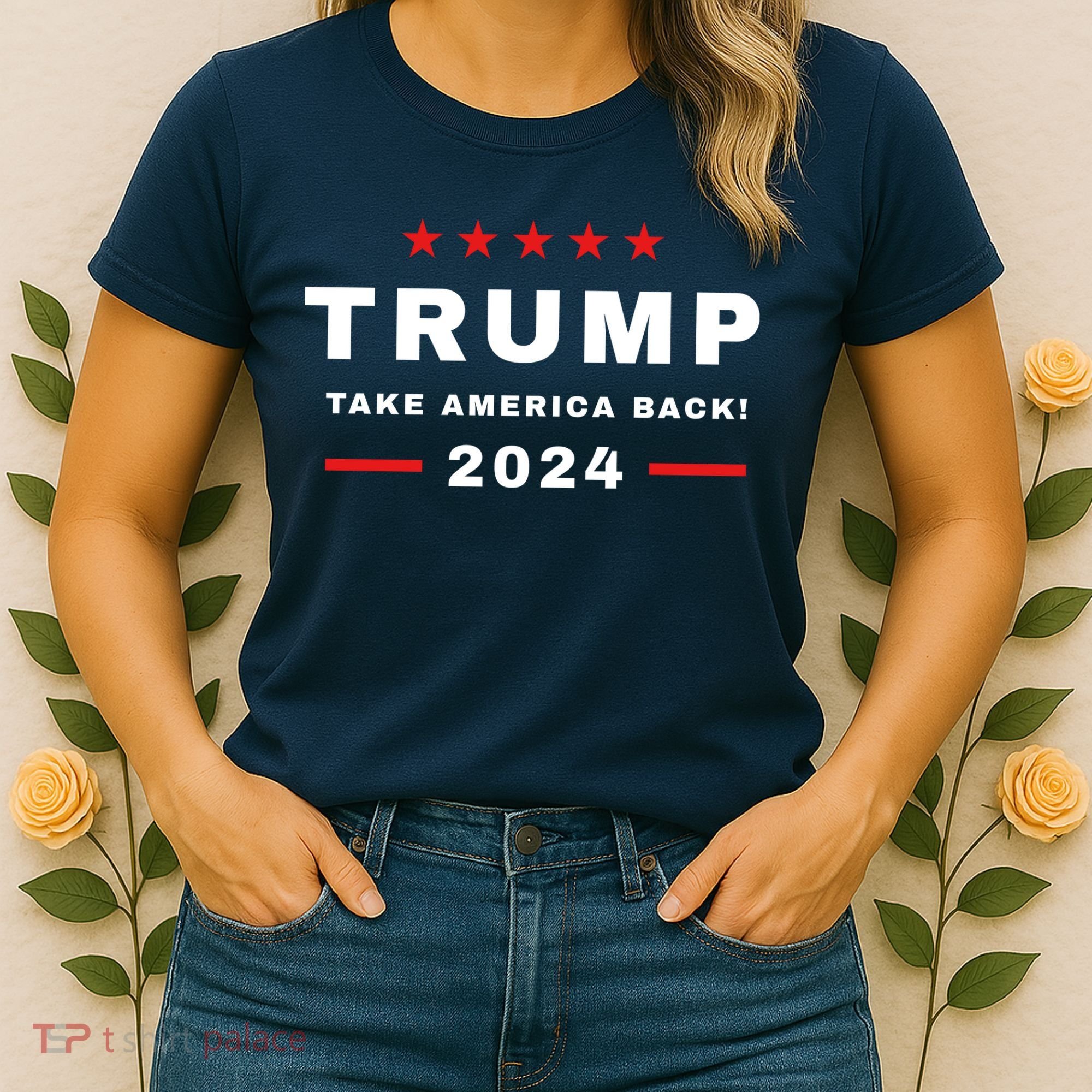 Trump 2024 Take America Back Election Women's T-Shirt