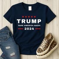 Trump 2024 Take America Back Election Women's T-Shirt thumb 3