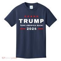 Trump 2024 Take America Back Election Kids T-Shirt thumb 0