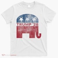 Donald Trump 2028 President Pro Trump Vintage Republican T-Shirt thumb 0