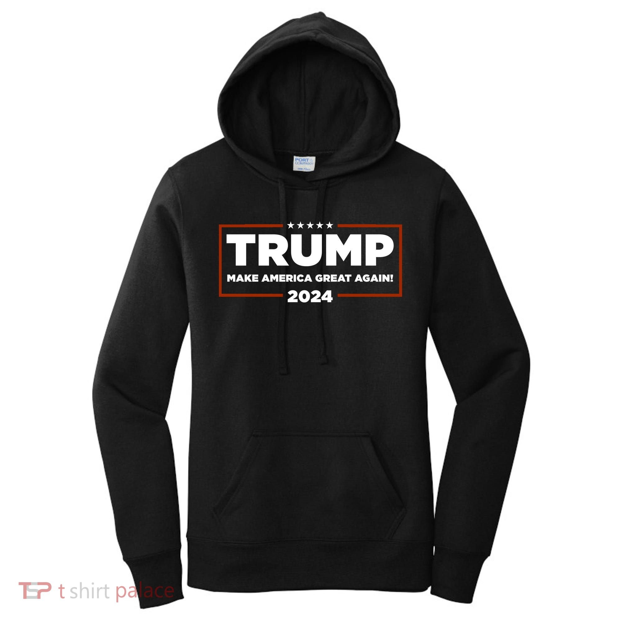 Donald Trump 2024 Make America Great Again MAGA Women's Hoodie