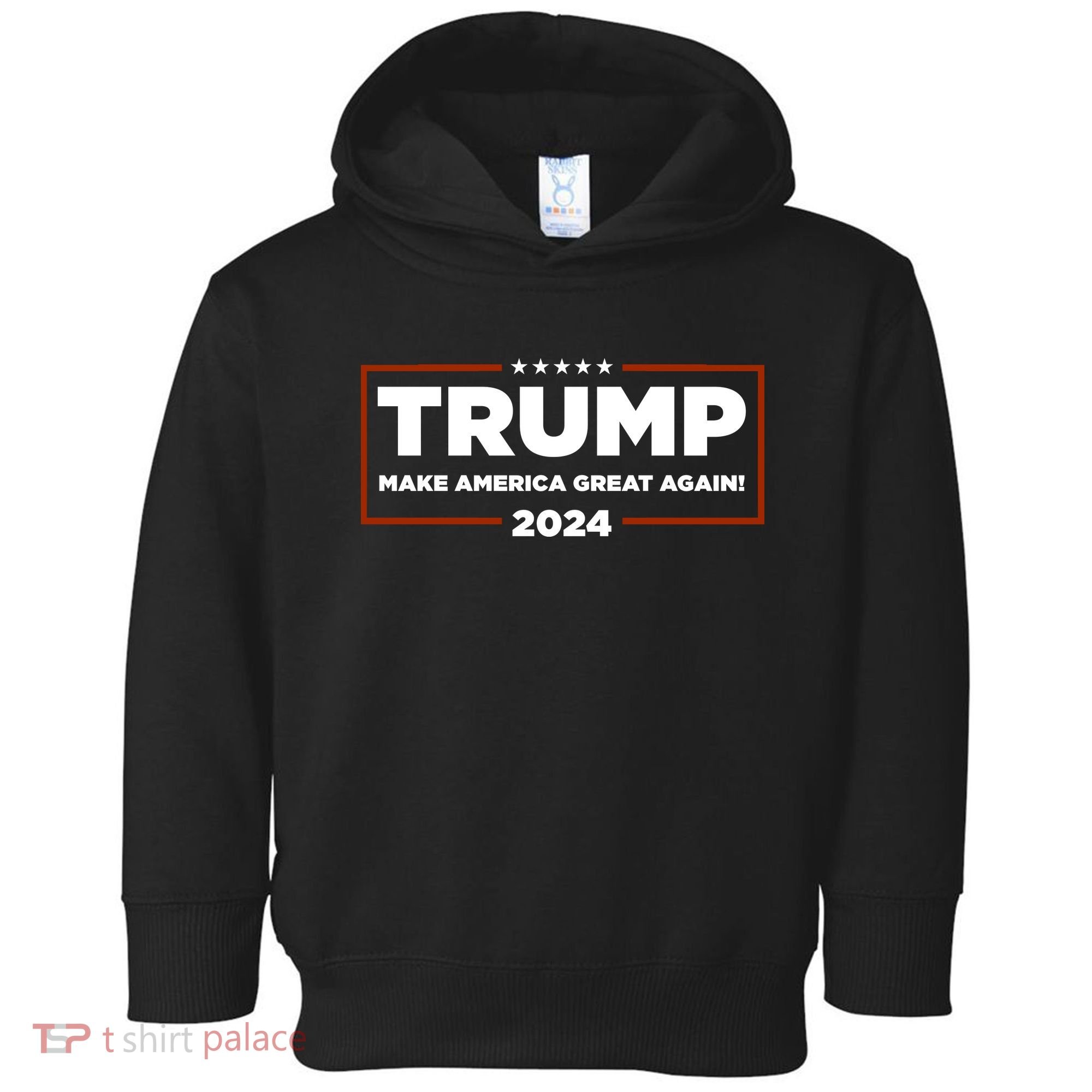 Donald Trump 2024 Make America Great Again MAGA Toddler Hoodie