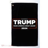 Donald Trump 2024 Make America Great Again MAGA Golf Towel thumb 0