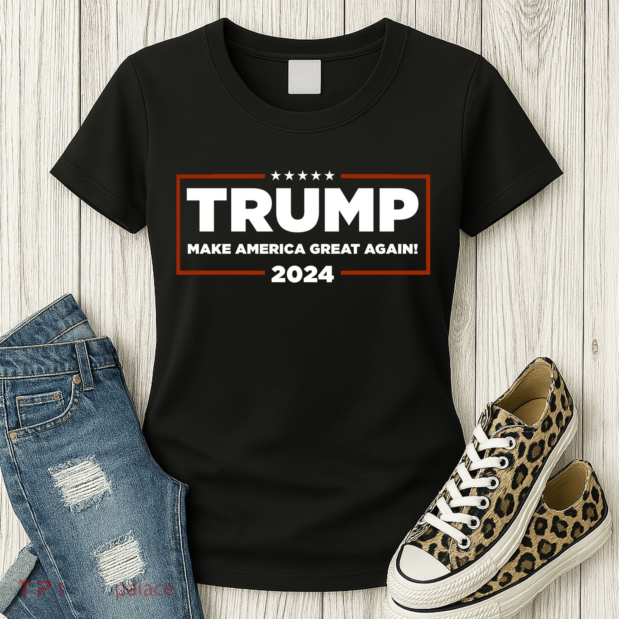 Donald Trump 2024 Make America Great Again MAGA Women's T-Shirt