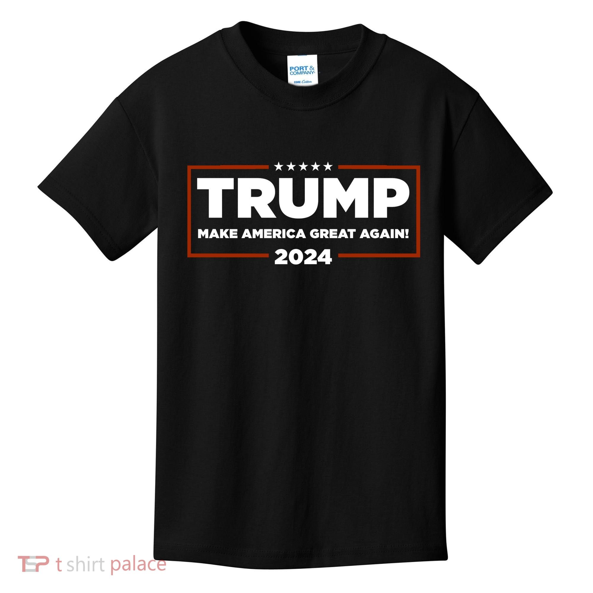 Donald Trump 2024 Make America Great Again MAGA Kids T-Shirt