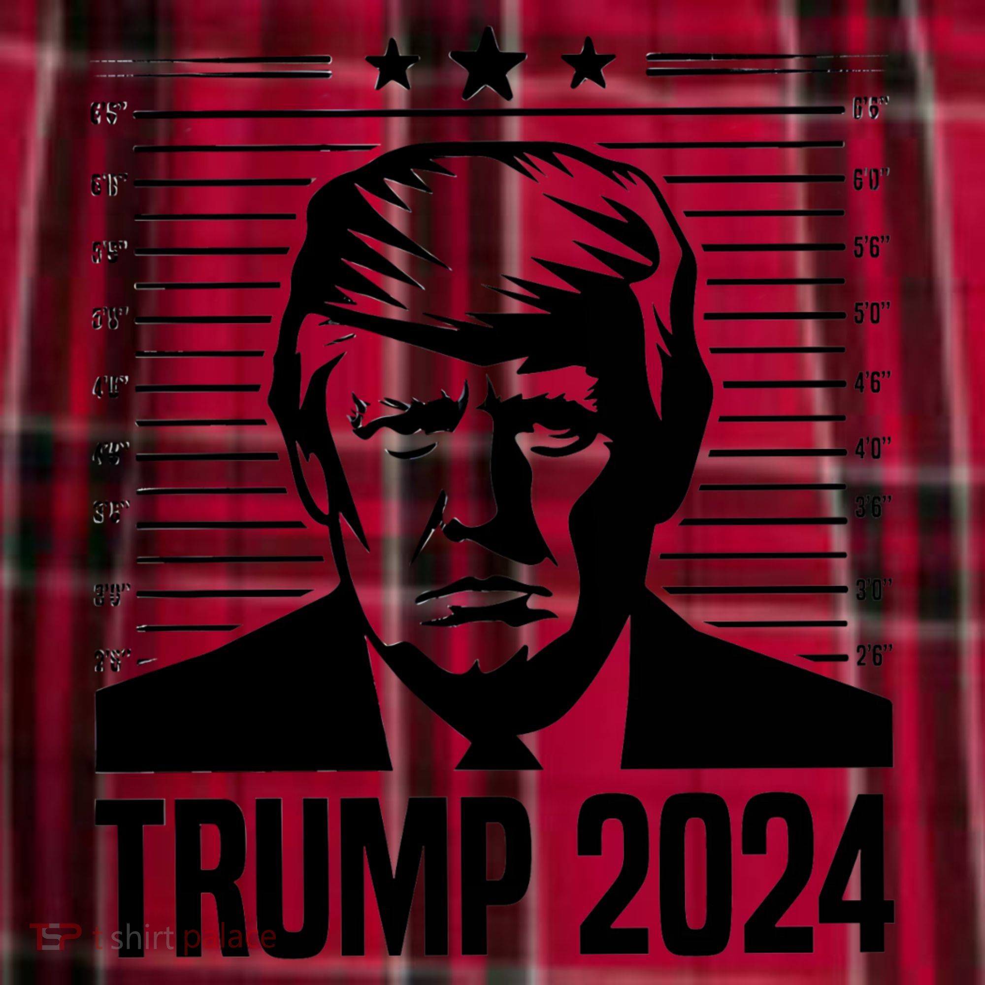 Donald Trump 2024 Mugshot Men's Flannel Plaid Pajama Pants