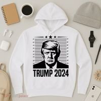 Donald Trump 2024 Mugshot Hoodie thumb 3
