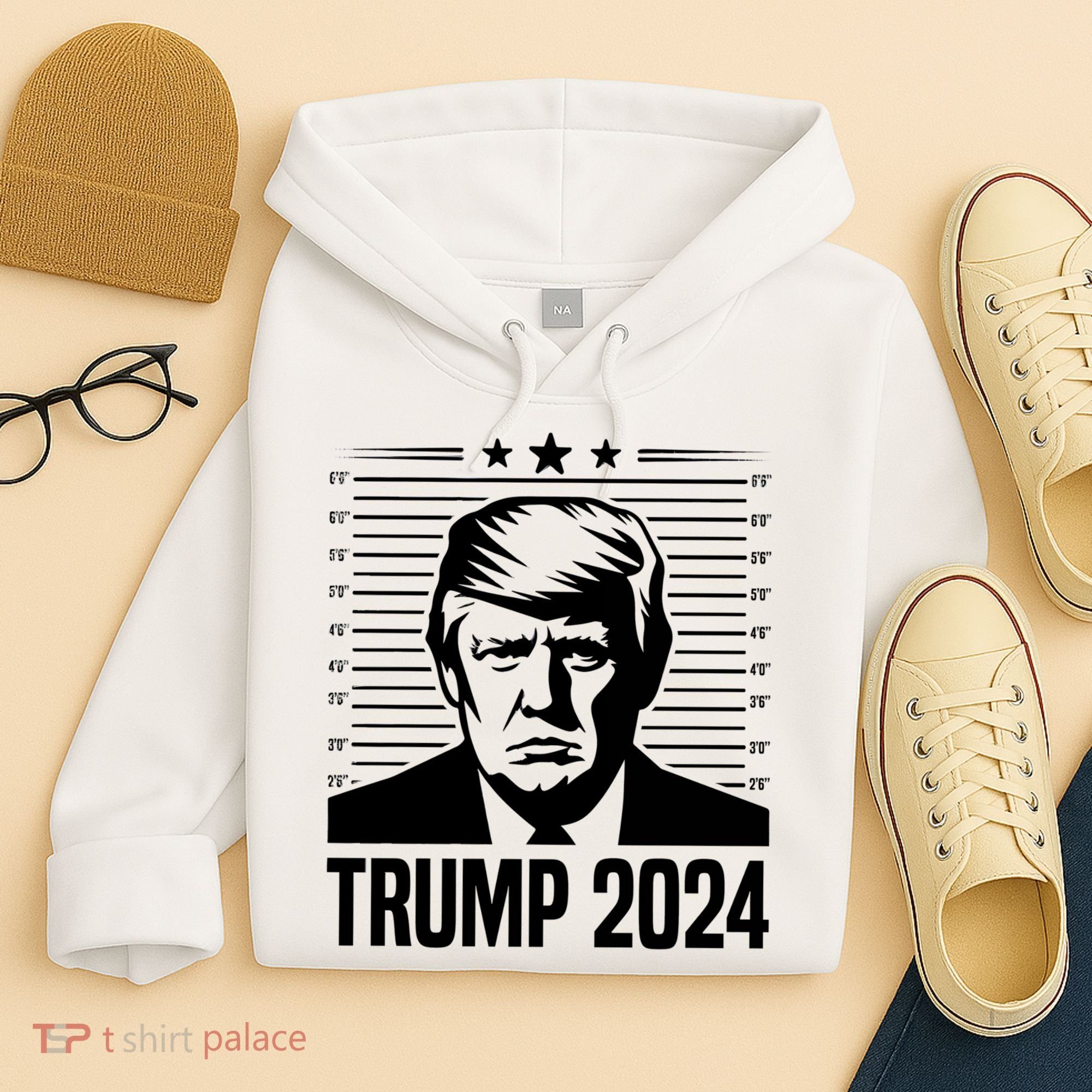 Donald Trump 2024 Mugshot Hoodie