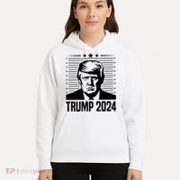 Donald Trump 2024 Mugshot Hoodie thumb 5