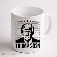 Donald Trump 2024 Mugshot Coffee Mug thumb 1