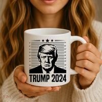 Donald Trump 2024 Mugshot Coffee Mug thumb 3