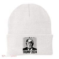 Donald Trump 2024 Mugshot Beanie thumb 0