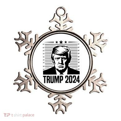 Donald Trump 2024 Mugshot Ornament