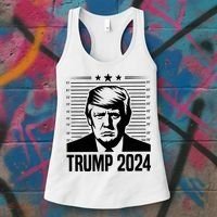 Donald Trump 2024 Mugshot Women's Tank Top thumb 3
