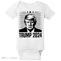 Donald Trump 2024 Mugshot Baby Bodysuit thumb 0