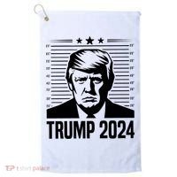Donald Trump 2024 Mugshot Golf Towel thumb 0