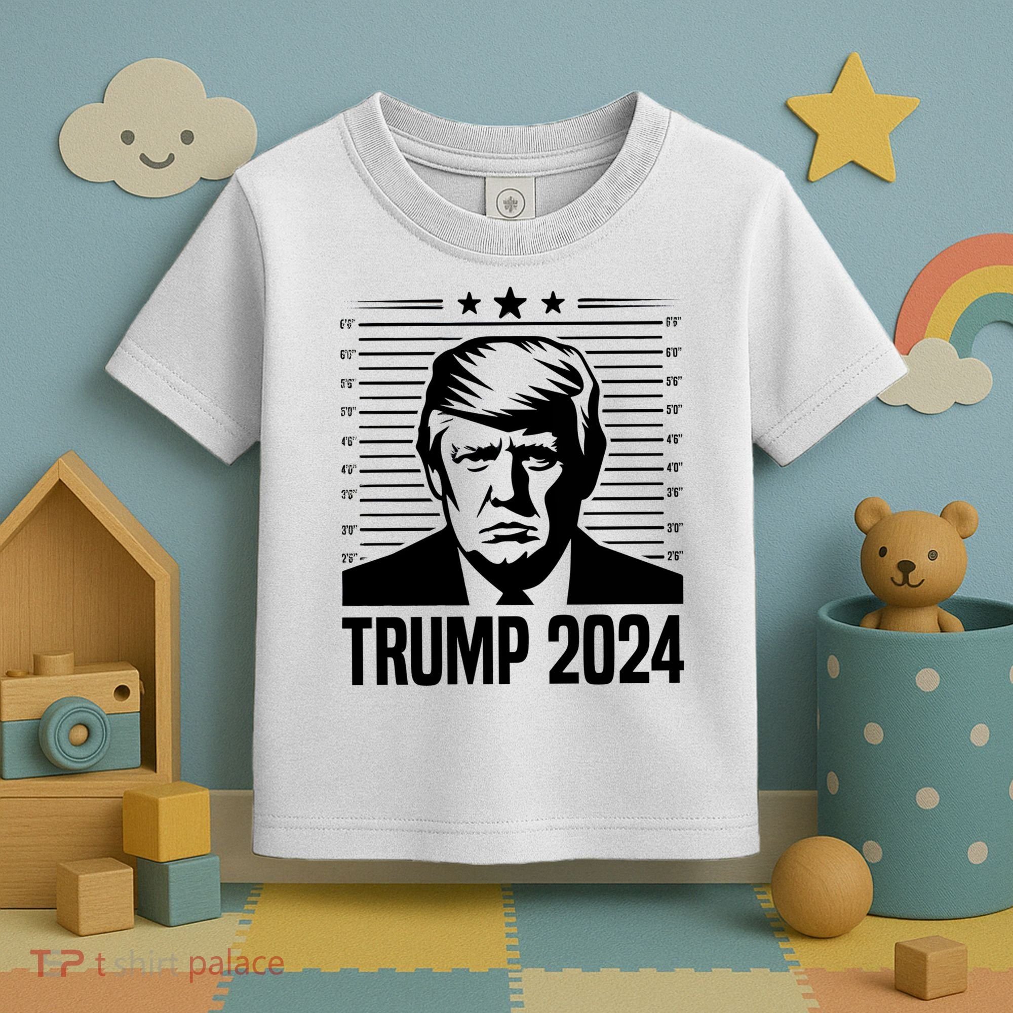 Donald Trump 2024 Mugshot Toddler T-Shirt