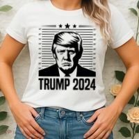 Donald Trump 2024 Mugshot Women's T-Shirt thumb 2