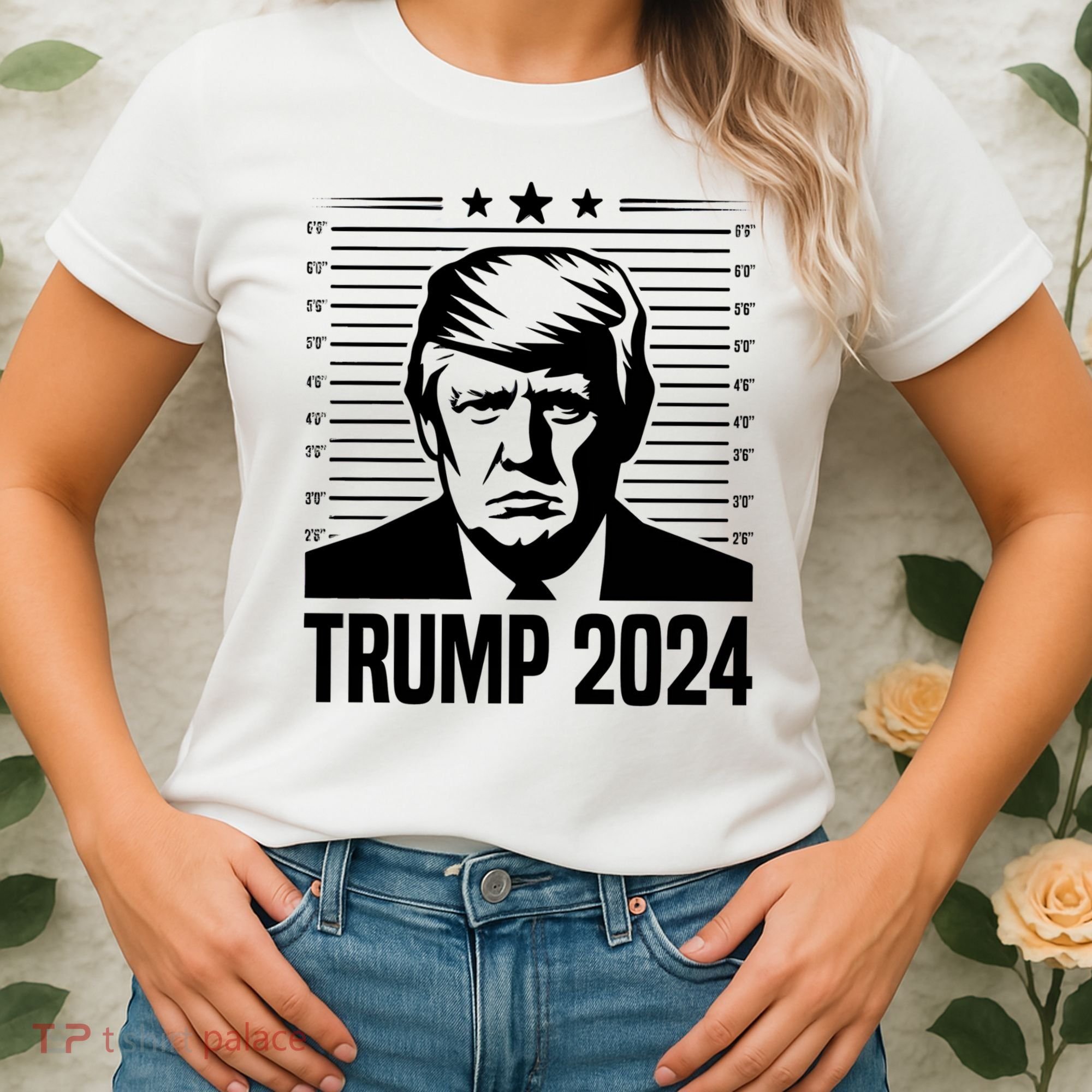Donald Trump 2024 Mugshot Women's T-Shirt