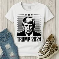 Donald Trump 2024 Mugshot Women's T-Shirt thumb 3