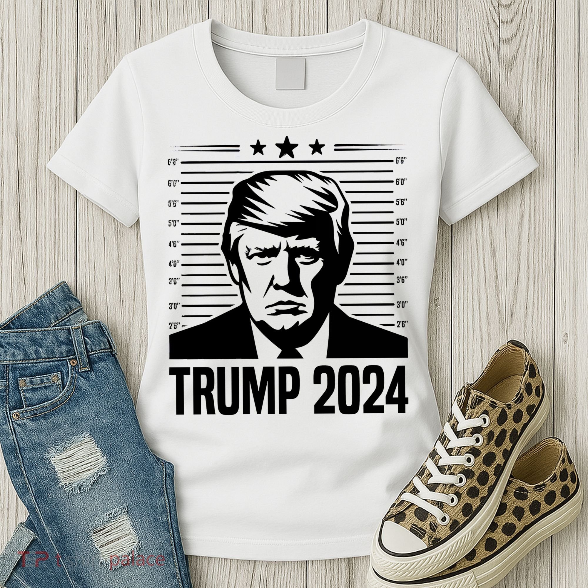 Donald Trump 2024 Mugshot Women's T-Shirt