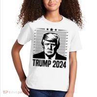 Donald Trump 2024 Mugshot Kids T-Shirt thumb 2