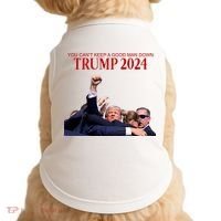 Donald Trump 2024 You CanT Keep A Good Man Down Doggie Tank thumb 0
