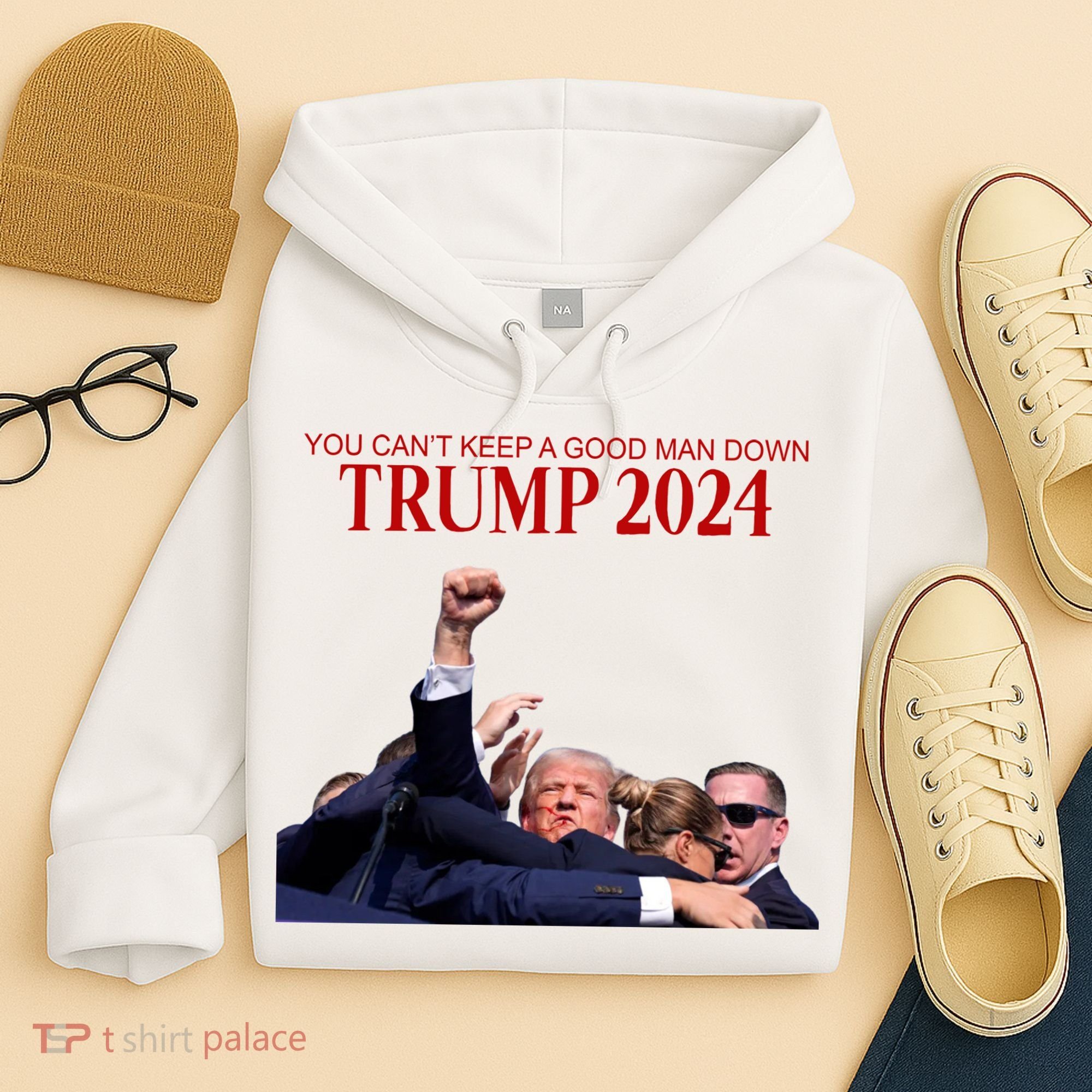 Donald Trump 2024 You CanT Keep A Good Man Down Hoodie