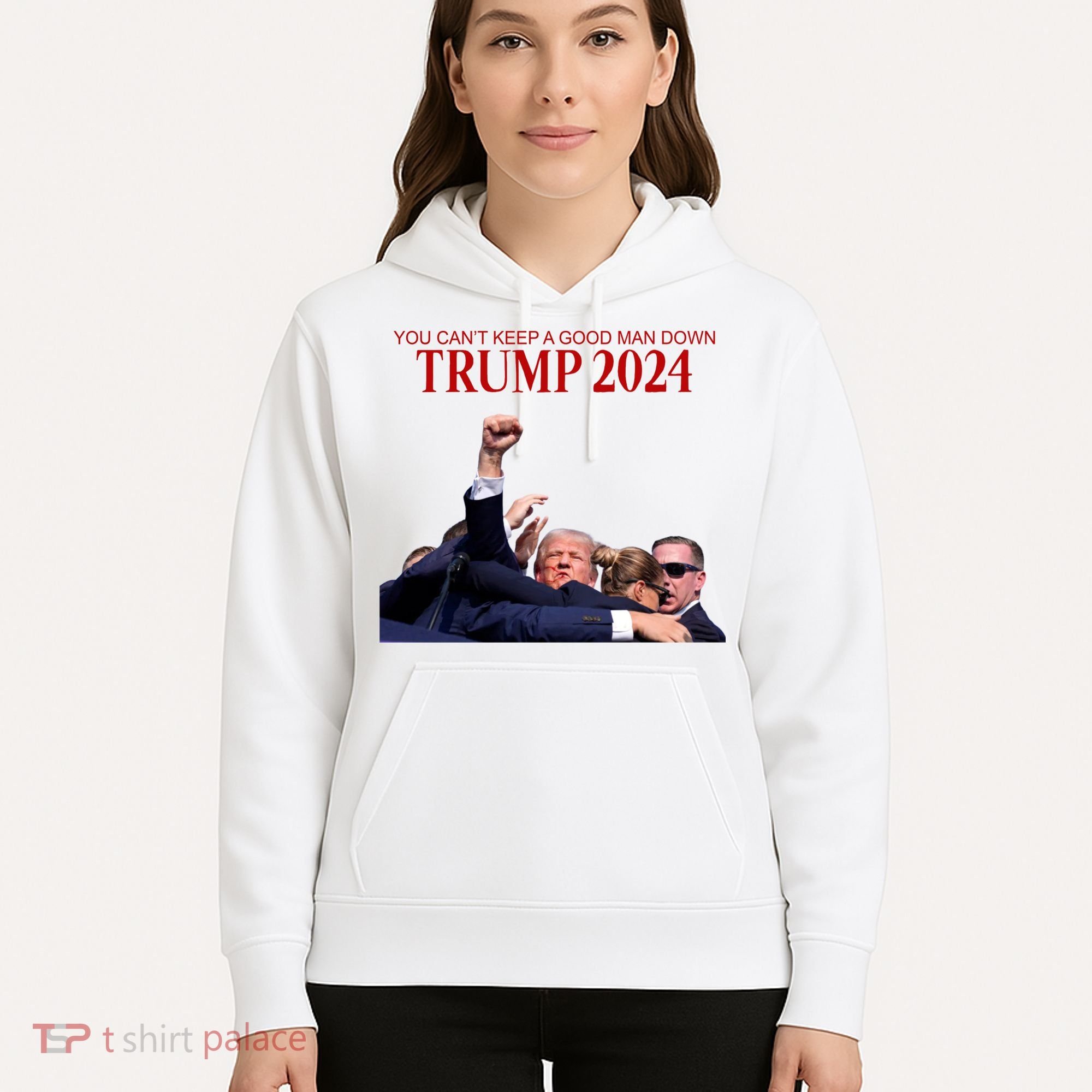 Donald Trump 2024 You CanT Keep A Good Man Down Hoodie