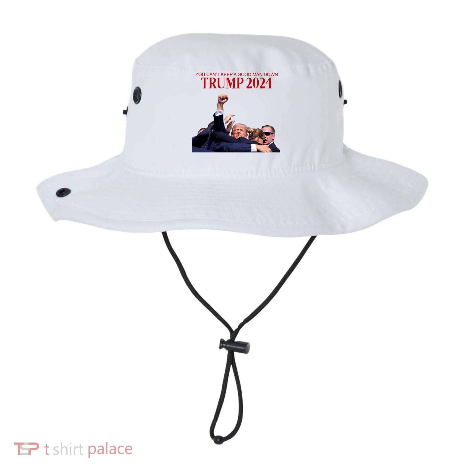 Donald Trump 2024 You CanT Keep A Good Man Down Bucket Hat