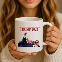 Donald Trump 2024 You CanT Keep A Good Man Down Coffee Mug thumb 3