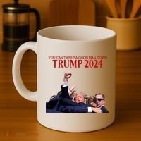 Donald Trump 2024 You CanT Keep A Good Man Down Coffee Mug thumb 4