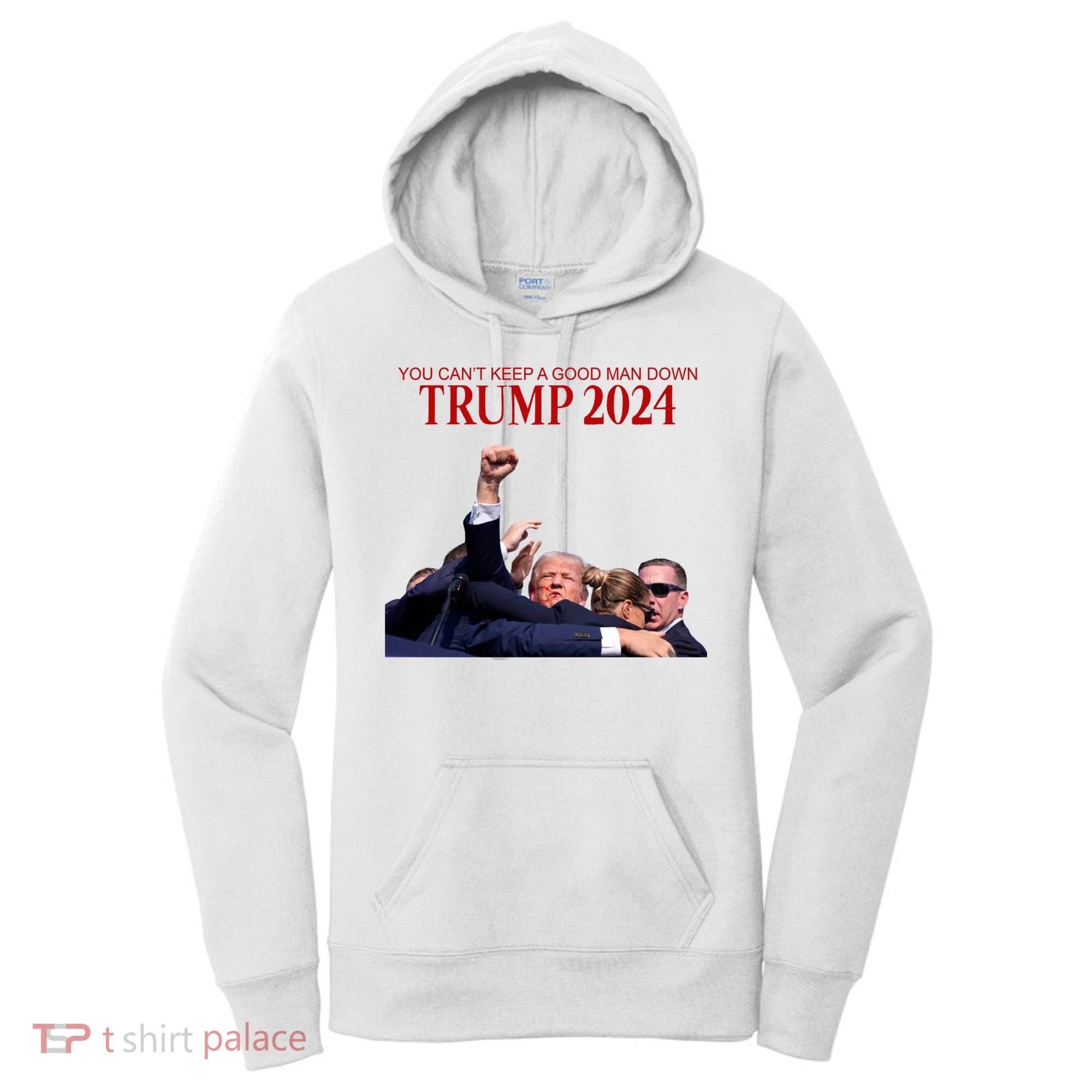 Donald Trump 2024 You CanT Keep A Good Man Down Women's Hoodie