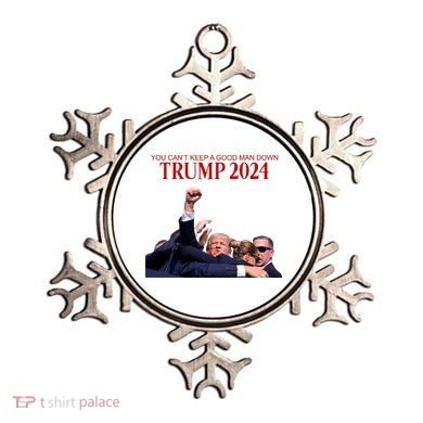 Donald Trump 2024 You CanT Keep A Good Man Down Ornament