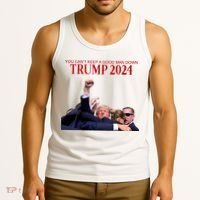 Donald Trump 2024 You CanT Keep A Good Man Down Tank Top thumb 3