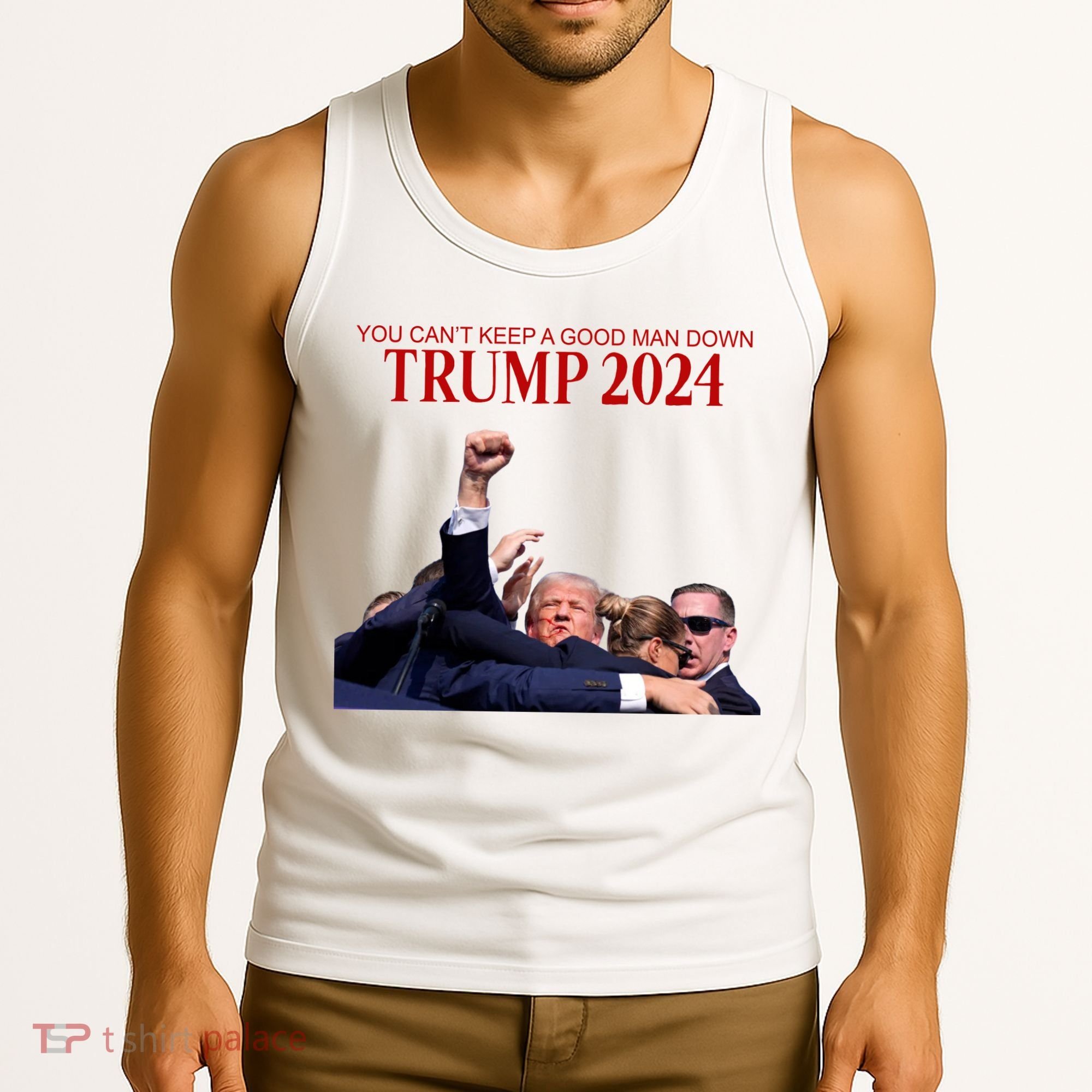 Donald Trump 2024 You CanT Keep A Good Man Down Tank Top