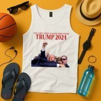 Donald Trump 2024 You CanT Keep A Good Man Down Tank Top thumb 4