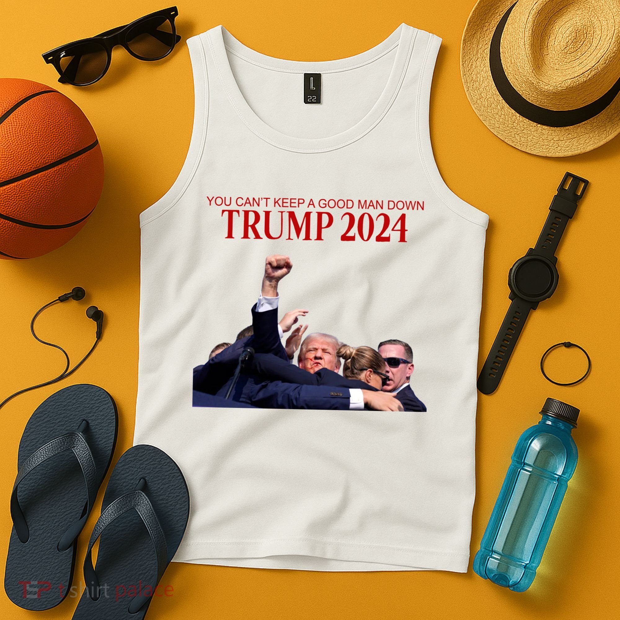 Donald Trump 2024 You CanT Keep A Good Man Down Tank Top